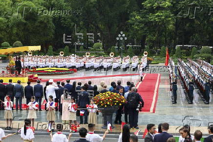 French President Emmanuel Macron visits Vietnam