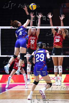 FIVB Volleyball Women's Nations League - Belgium vs Thailand