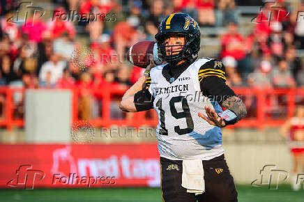 CFL: Hamilton Tiger-Cats at Calgary Stampeders