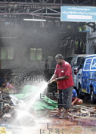 Meat distributed during Eid al-Adha celebrations in Myanmar