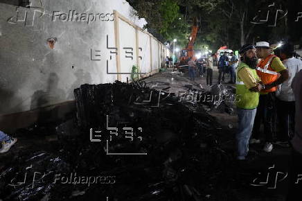 Air India plane with over 240 on board crashes after take-off in Ahmedabad