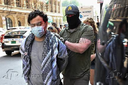 Protest against federal immigration sweeps, in Chicago