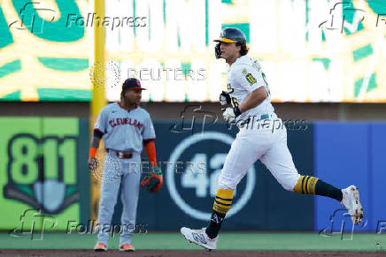 MLB: Cleveland Guardians at Athletics