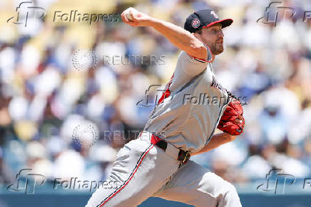 MLB: Washington Nationals at Los Angeles Dodgers