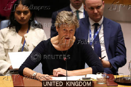 United Nations Security Council meeting about the conflict between Israel and Iran, in New York