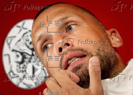 Ajax Amsterdam training session and press conference