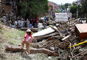 Aftermath of flooding caused by heavy rains, in Zapopan
