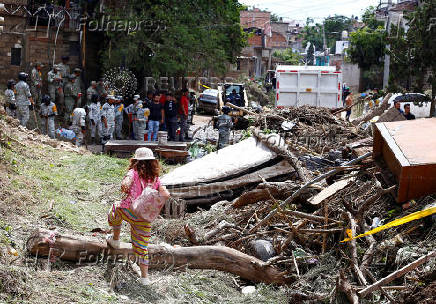 Aftermath of flooding caused by heavy rains, in Zapopan