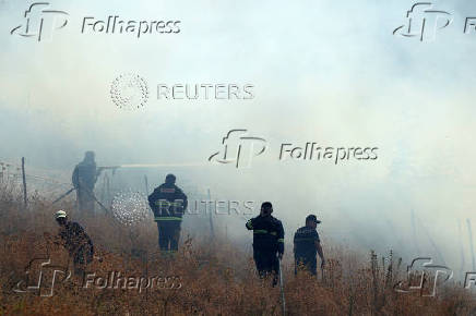 Wildfire in Albania