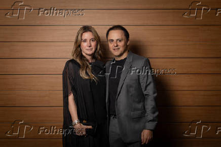 O ex-piloto de F1 Felipe Massa e a sua mulher, a empresária Anna Raffaela Bassi