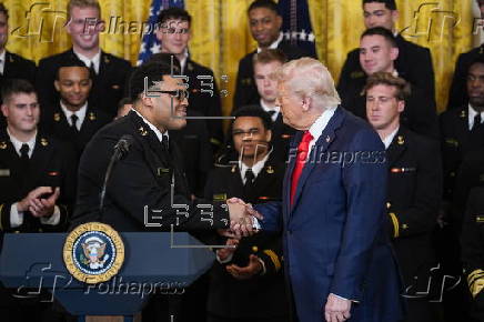 Donald Trump welcomes the Navy Midshipmen - Washington