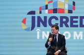 Runoff candidate Nicusor Dan attends Romanian Business Leaders summit