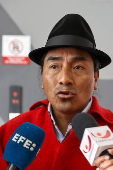 El excandidato presidencial indígena Iza prevé 