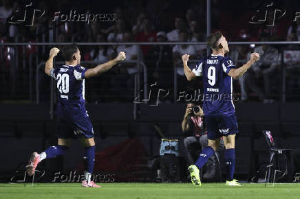 Partida entre são paulo e talleres pela copa libertadores 2025.