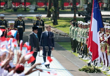 France's President Emmanuel Macron visits Indonesia