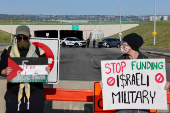 Protesters rally a day before world leaders meet in Kananaskis