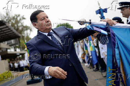Ceremony of Aviator's Day at Brasilia Air Base in Brasilia