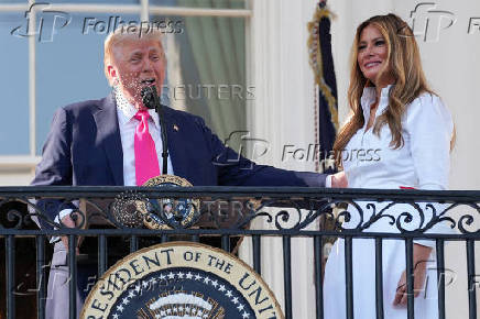 U.S. President Trump at the White House in Washington