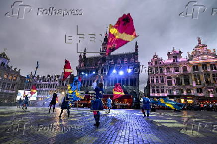 Procession of Ommegang in Brussels