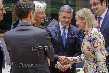 Eurogroup finance ministers meeting in Brussels