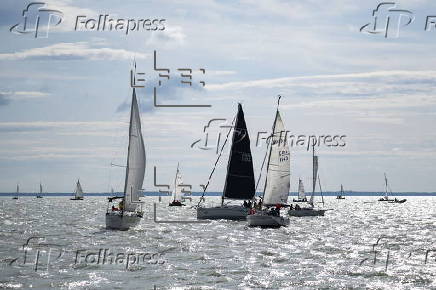 International yachting race around Lake Balaton