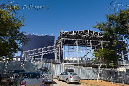 Estrutura do prime rock brasil começa a ser montada no mineirão