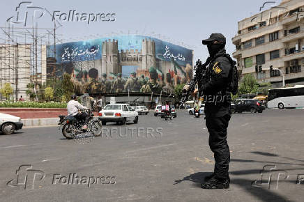 FILE PHOTO: Early hours of ceasefire between Iran and Israel, in Teheran