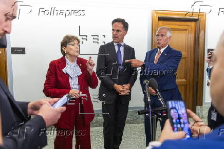 NATO Secretary General Mark Rutte speaks on Ukraine on Capitol Hill