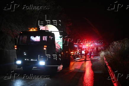 Wildfire in Greece's Peloponnese region