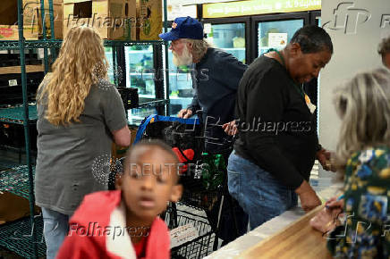 Food pantry is busy, weeks into the continuing U.S. government shutdown, in Fountain