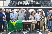 Velório do ex-goleiro Manga, do Botafogo