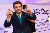 Legislatives/Chega: Andre Ventura in Guarda