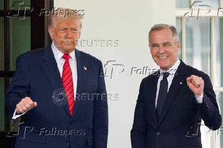 U.S. President Donald Trump meets Canadian Prime Minister Mark Carney in Washington
