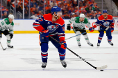 NHL: Stanley Cup Playoffs-Dallas Stars at Edmonton Oilers