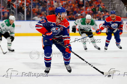 NHL: Stanley Cup Playoffs-Dallas Stars at Edmonton Oilers