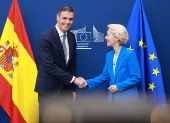 Spanish Prime Minister Sanchez visits European Commission