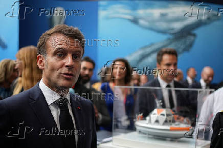 French President Emmanuel Macron visits 