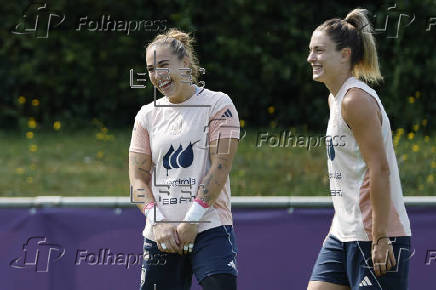 Entrenamiento selección española femenina de fútbol