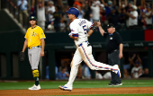 MLB: Athletics at Texas Rangers