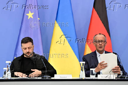 Western leaders discuss Ukraine war before Trump meeting with Putin