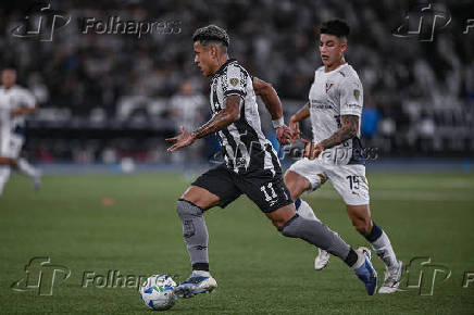 Partida válida pela Copa Libertadores da América entre Botafogo e LDU