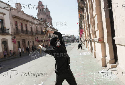 Protest following the murder of Mayor Carlos Manzo, in Morelia