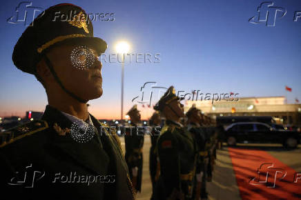 French President Macron visits China