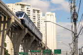 Trem do monotrilho da Linha 15-Prata do Metrô de São Paulo