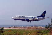Avião da Varig aterrissa no Aeroporto