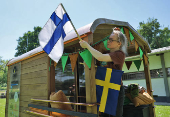 BastutiBasel fan project to bring sauna for Sweden's 2025 Eurovision Song Contest representatives KAJ, in Basel