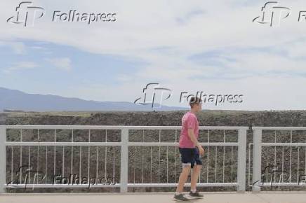 Ponte do desfiladeiro do rio grande em taos - novo méxico.