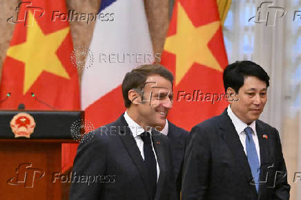 French President Macron visits Vietnam