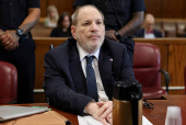 Weinstein appears at Manhattan Criminal Court for his rape and sexual assault trial in New York City