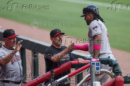 MLB: Arizona Diamondbacks at Atlanta Braves
